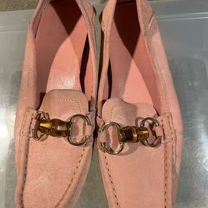 Gucci moccasins lightly worn pink